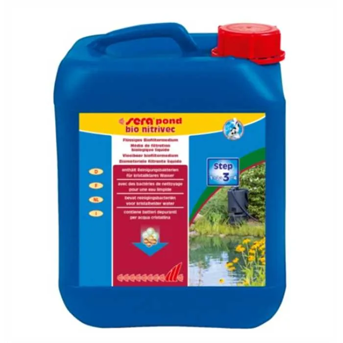 Sera Pond Bio Nitrivec 5.000ml - Décompose l’ammonium et les nitrites