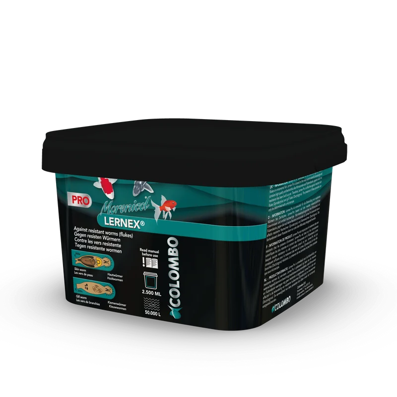 Lernex PRO 2500ml/50.000litres - Contre les vers de la peau et des branchies - Morenicol Colombo