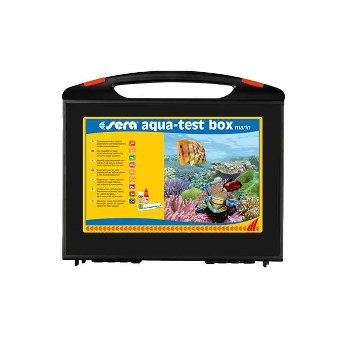 Sera Koi Aqua-test box Marin (+Ca) - Valise d'analyse complète pour aquariums marins