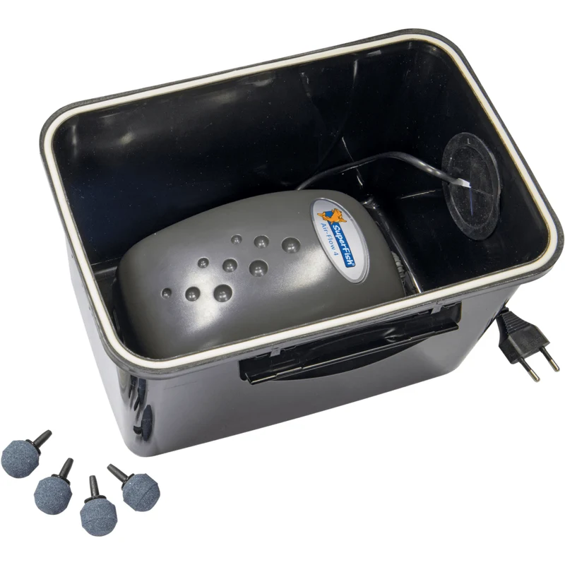 Air-Box 4 - Set d'aération dans boite étanche pour bassin de de 4 à 10m³ - Superfish