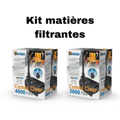 Kit de remplacement des matières filtrantes pour CombiClear 2000/4000 - Superfish