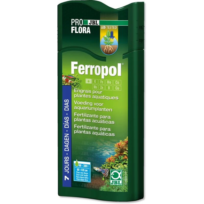 ProFlora Ferropol - Fertilisant pour plantes en aquarium d'eau douce - JBL