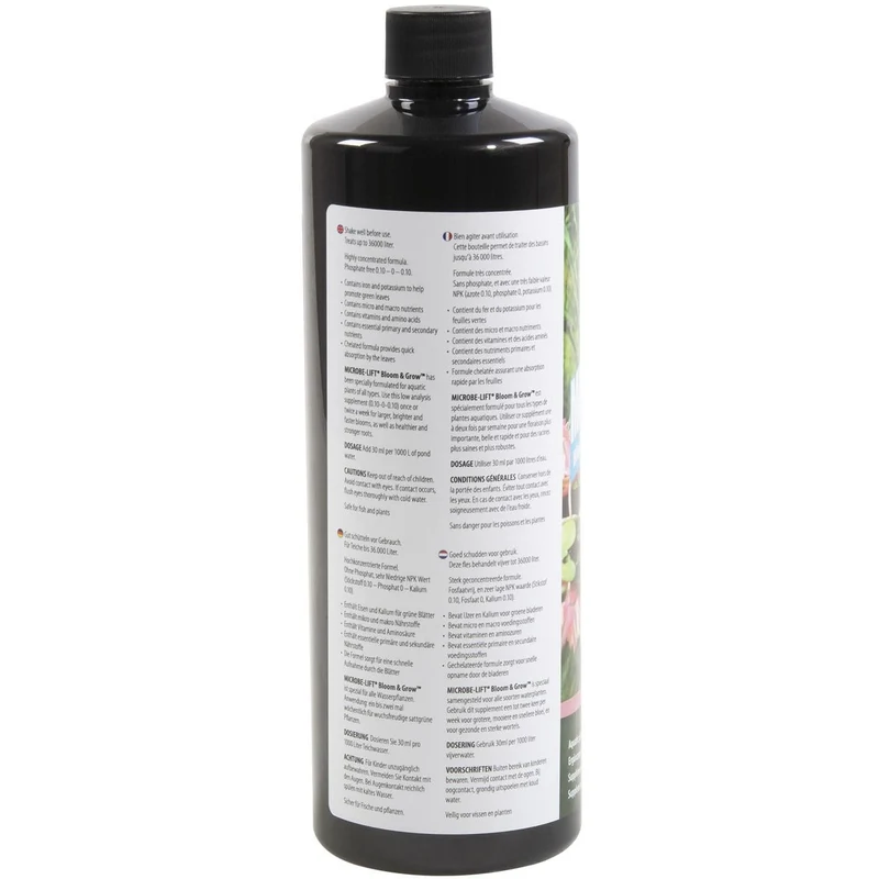 Microbe-Lift - Croissance et Floraison 1L - Supplément pour les plantes aquatiques