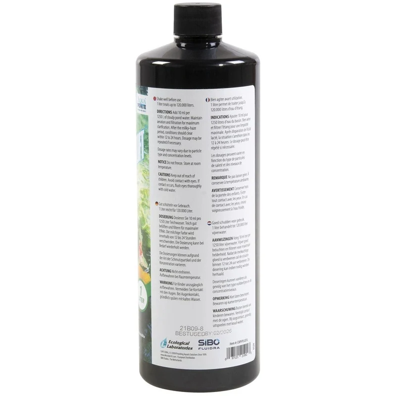 Microbe-Lift - Flocculent Plus 1L - Floculant pour bassin & étang
