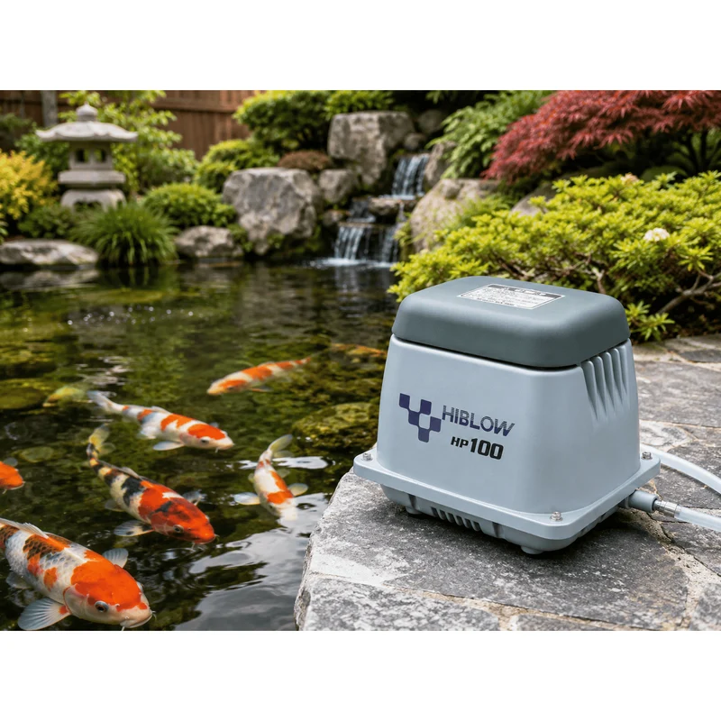 HiBlow HP-100 - Compresseur / Pompe à air pour bassin - 100 L/min - HP100