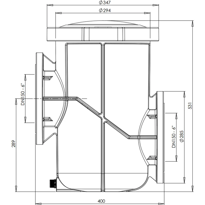 Préfiltre 25 litres - Aquaforte