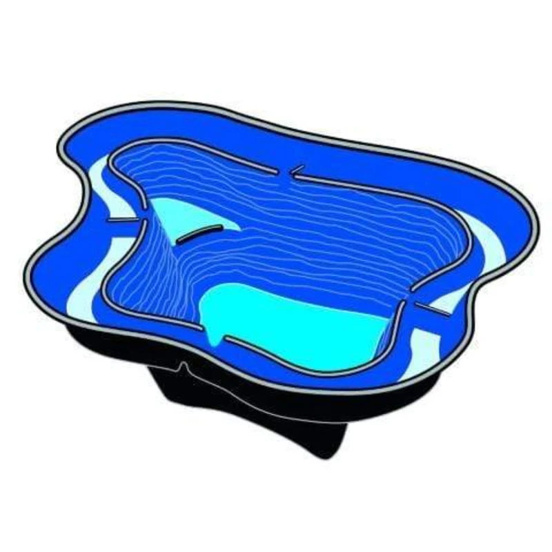 Calmus SIII - Bassin à enterrer 165 x 130 x 50CM - 350litres - Ubbink