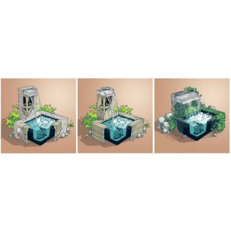 Set Nevada 30 Led - Cascade/Lame d'eau en Inox