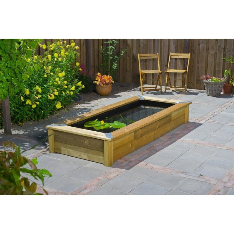 Set QUADRO MIRROR - Set pour bassin en Bois de sapin Du Nord