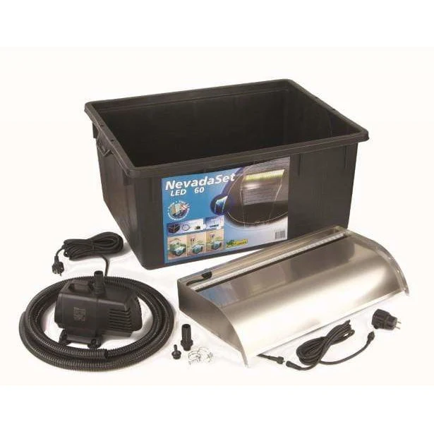 Set Nevada 60 Led - Cascade/Lame d'eau en Inox