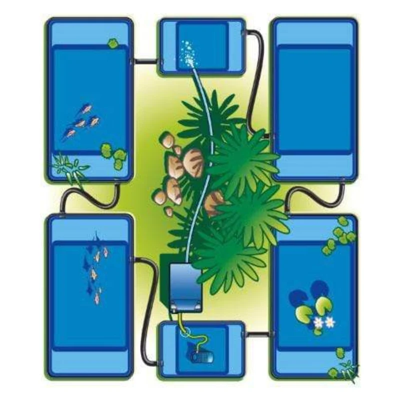Quadra C2 - Bassin à enterrer 225 x 118 x 70CM - 1500litres - Ubbink