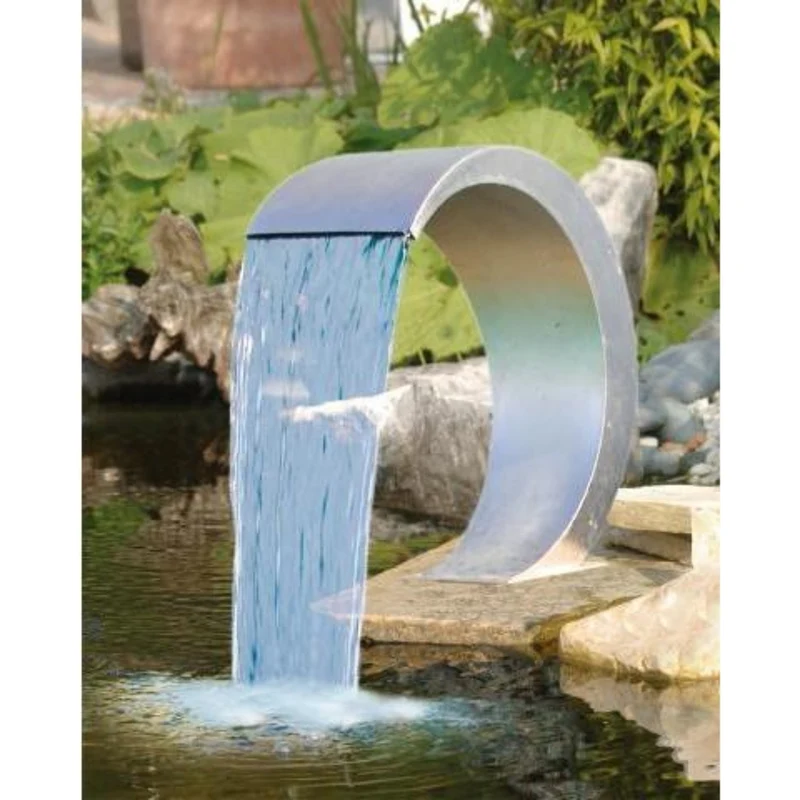 Mamba - cascade Etang & Piscine - Inox 316L - Lame d'eau pour piscine