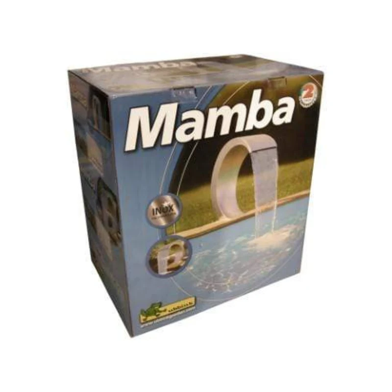 Mamba - cascade Etang & Piscine - Inox 316L - Lame d'eau pour piscine