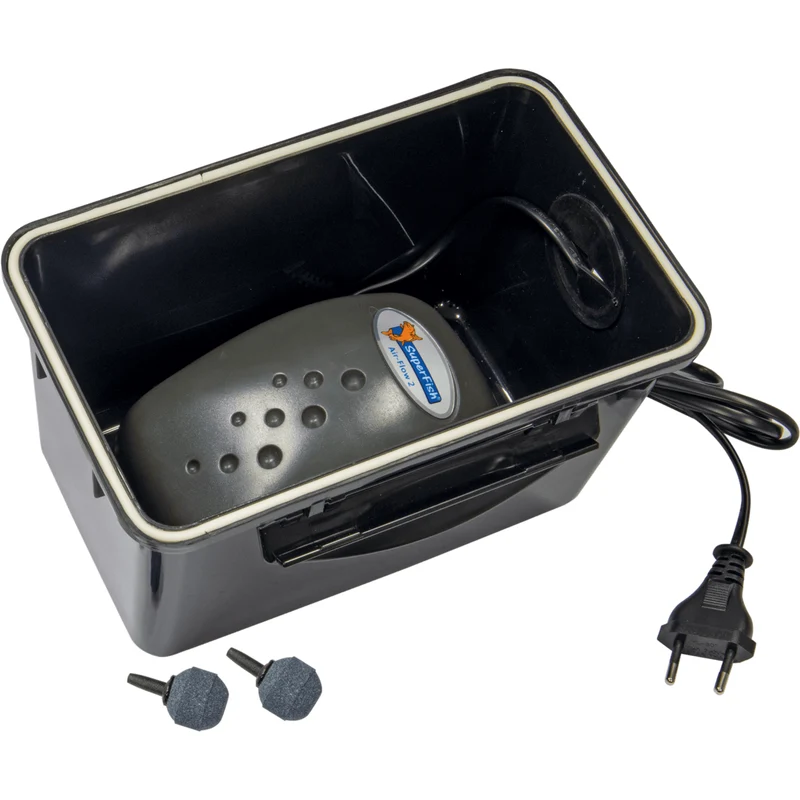 Air-Box 2 - Set d'aération dans boite étanche pour bassin de de 1.5 à 4m³ - Superfish