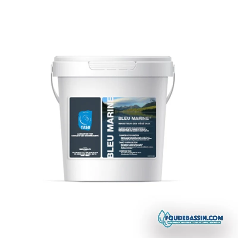 Aquipond BLUE MARINE 1KG (10 SACHETS) - Colorant pour étang naturel - Blue Lake
