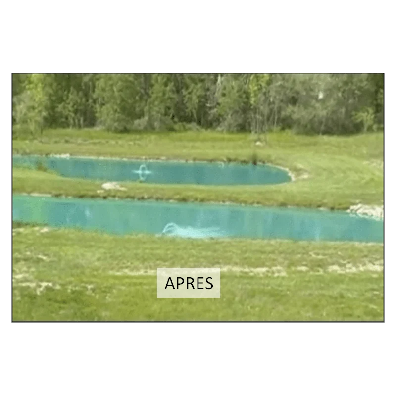 Aquipond BLUE MARINE 1KG (10 SACHETS) - Colorant pour étang naturel - Blue Lake