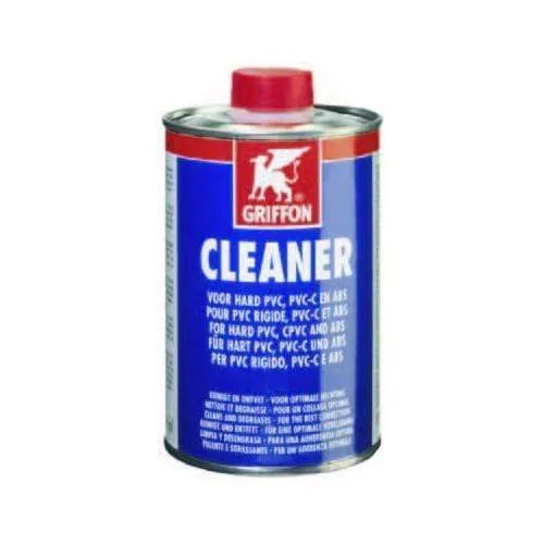 GRIFFON Cleaner - BIDON - PVC - Décapant pour tuyaux PVC & Pièces à coller PVC