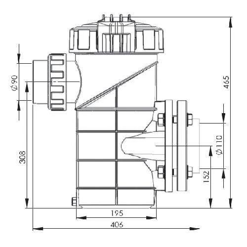 Préfiltre Astral 8 litres