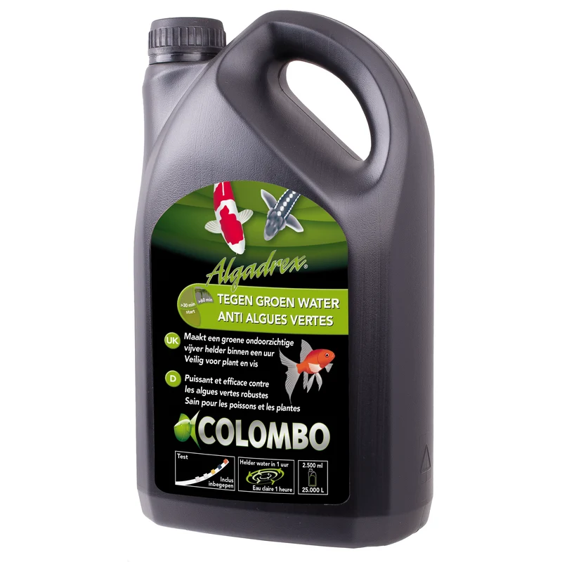 Algadrex Colombo 250ML/5000L - Traitement efficace contre l'eau verte d'un bassin