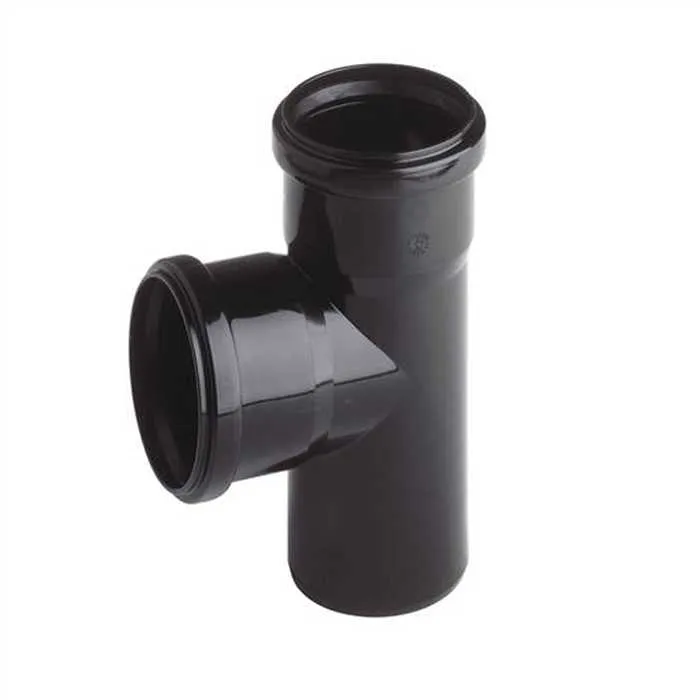 RACCORD EN T NOIR DN75