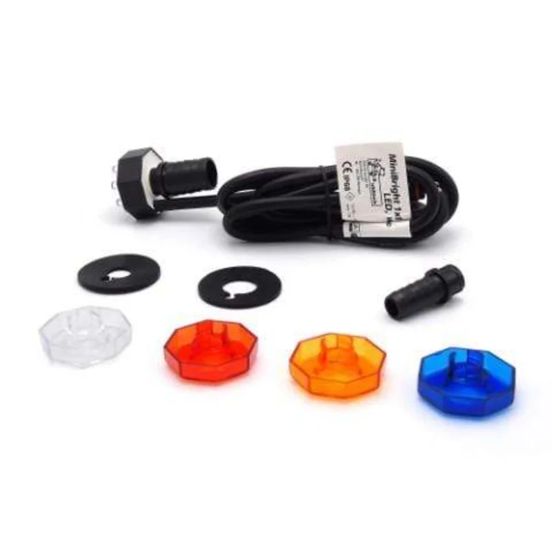 MiniBright 1x 8LED - Lampe à LED avec pastilles colorés SANS transfo - Ubbink