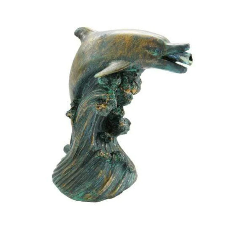 Gargouille Dauphin 18CM - Cracheur pour petit jeu d'eau - Ubbink