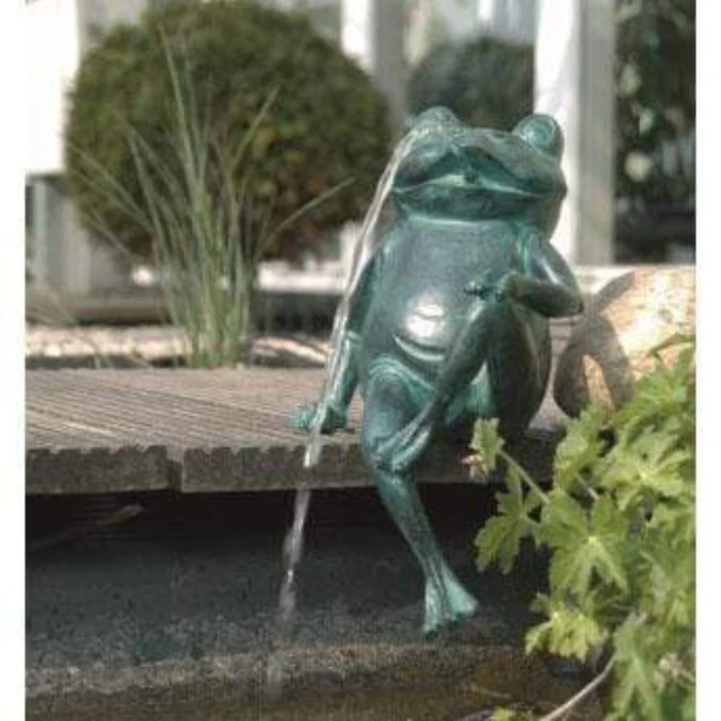 Gargouille Grenouille assise 20CM - Cracheur pour petit jeu d'eau - Ubbink