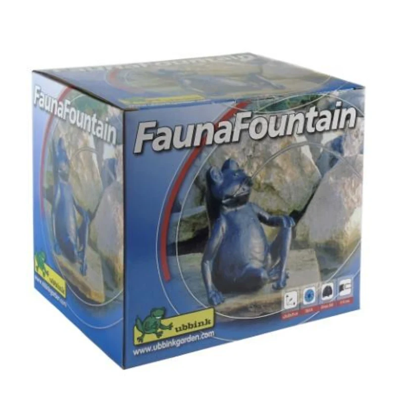 Gargouille Grenouille assise 20CM - Cracheur pour petit jeu d'eau - Ubbink