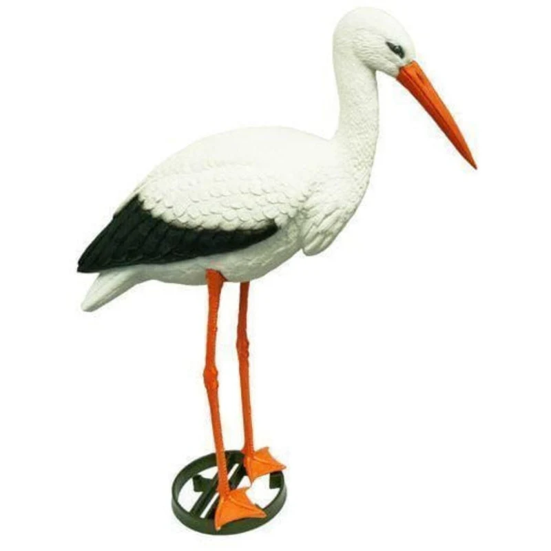 Cigogne - piquet de soutien inclus - H88 cm
