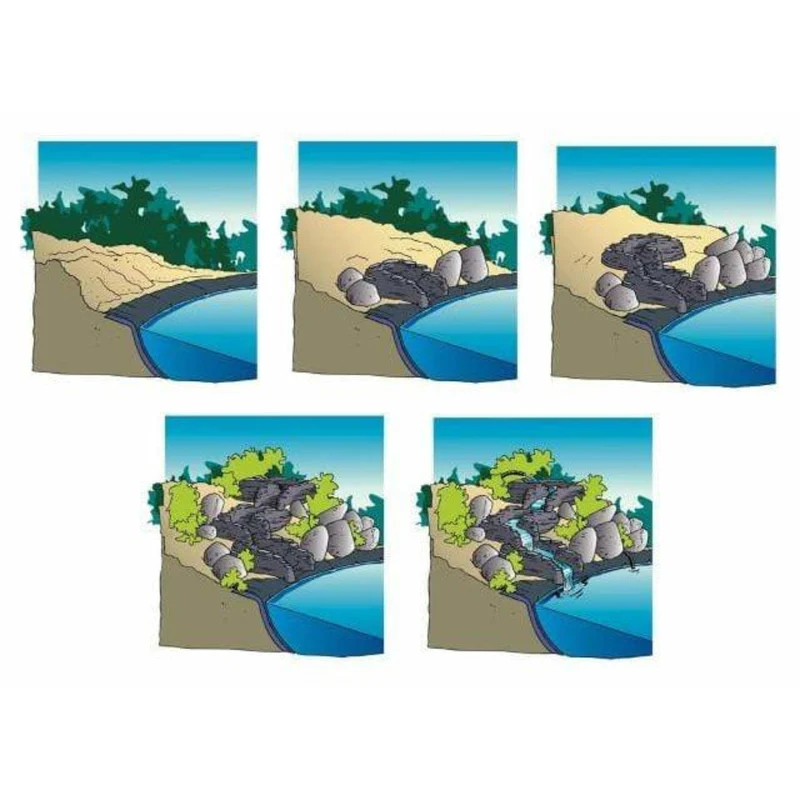 Colorado® Cascade - cours et cascade d'eau modulaire UBBINK