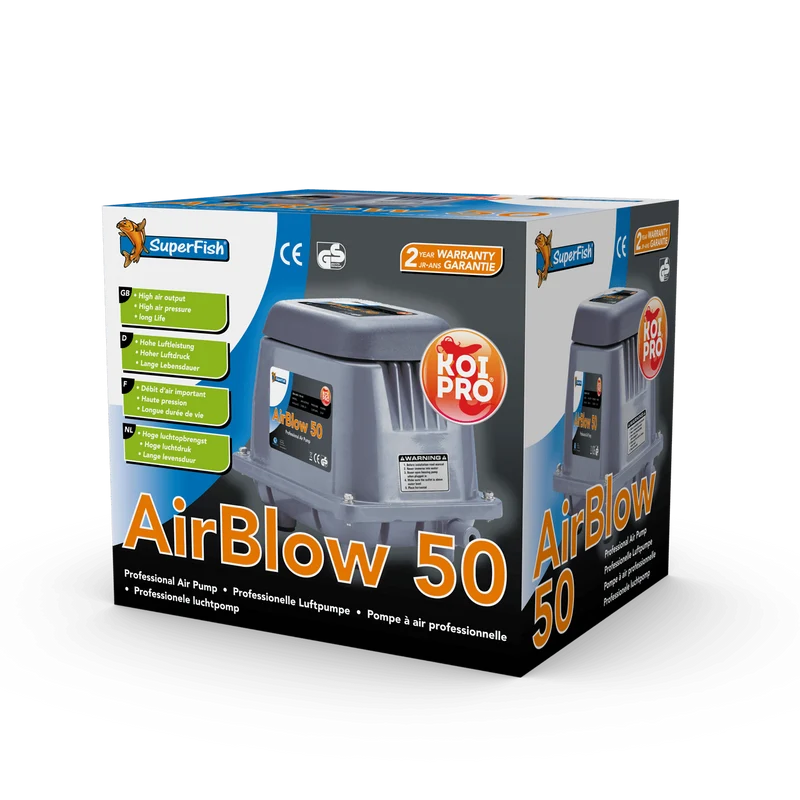 Koi Pro AirBlow 50 - Pompe à air à haute réputation - Superfish