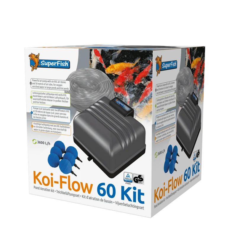 Koi-Flow 60 Set - Kit complet pour bassin de 30 à 60m³ - Superfish