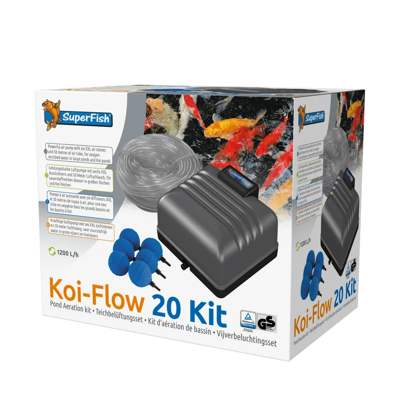 Koi-Flow 20 Set - Kit complet pour bassin de 0 à 20m³ - Superfish