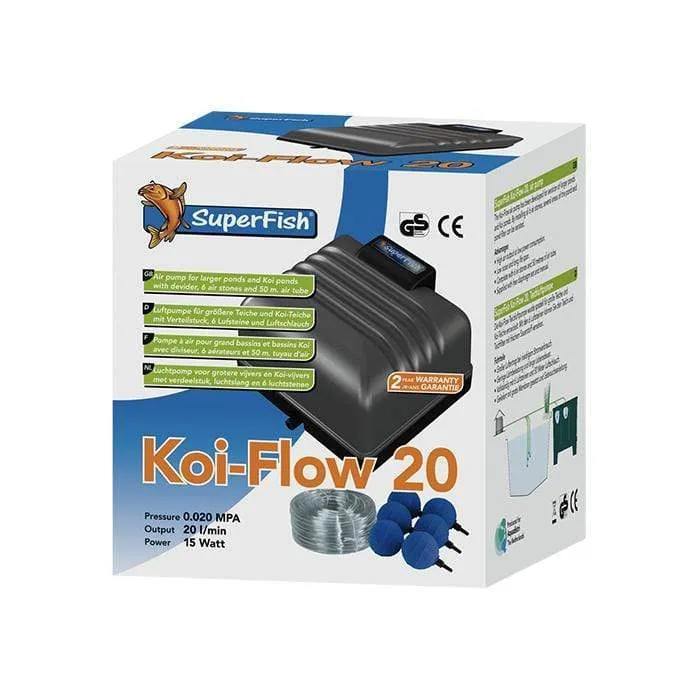 Koi-Flow 20 Set - Kit complet pour bassin de 0 à 20m³ - Superfish