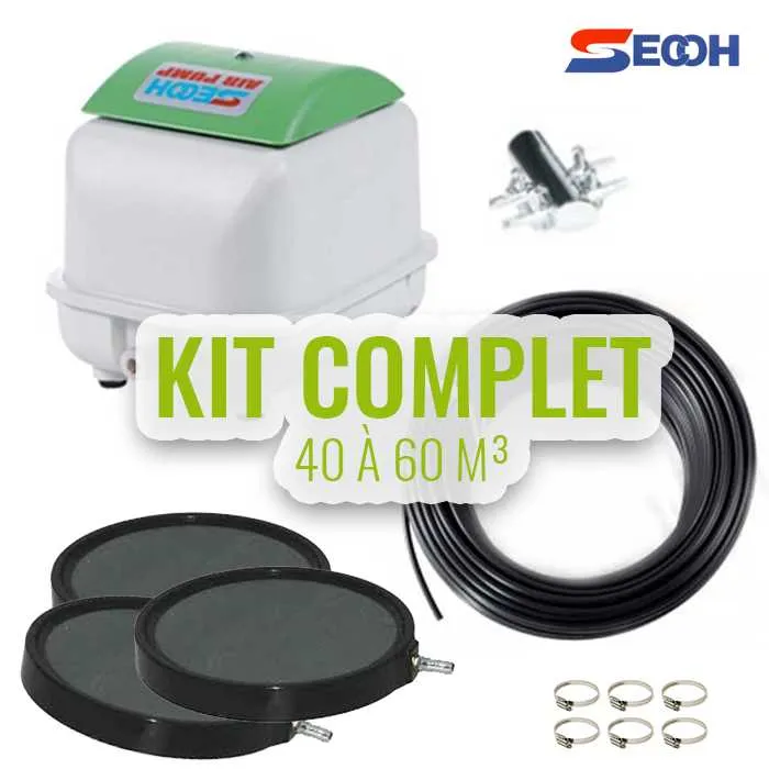 Kit n°4 pour bassin de 40 à 60M³ - Japan quality - Secoh