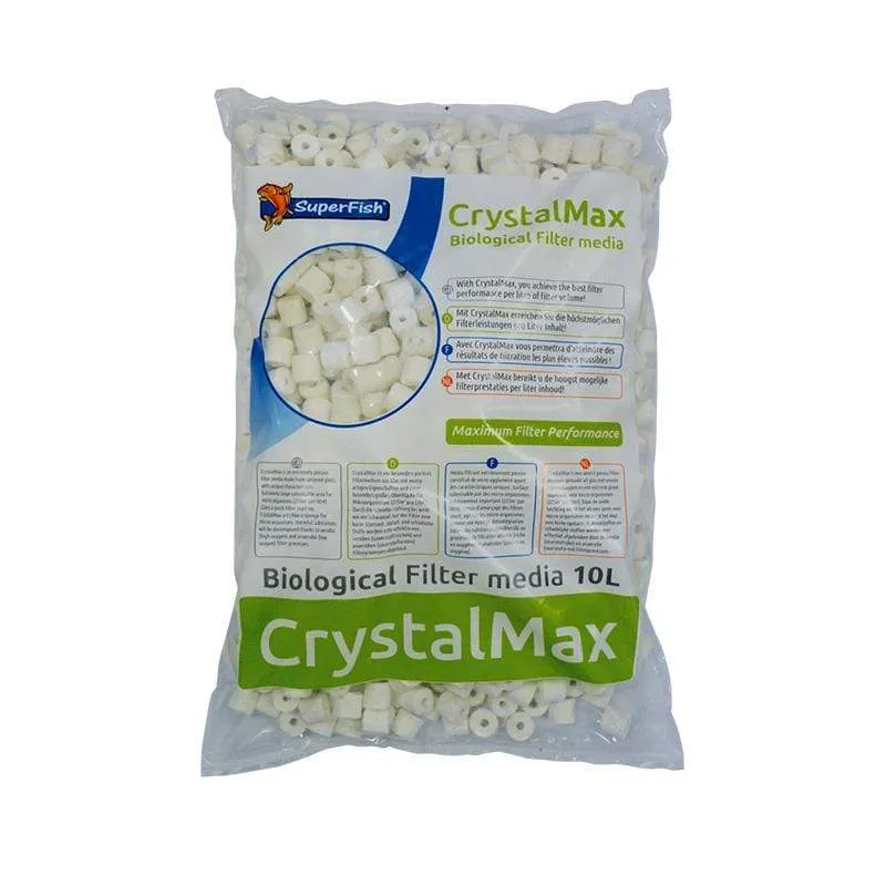 CrystalMax média extrêmement filtrant - Sac de 10 litres - Superfish