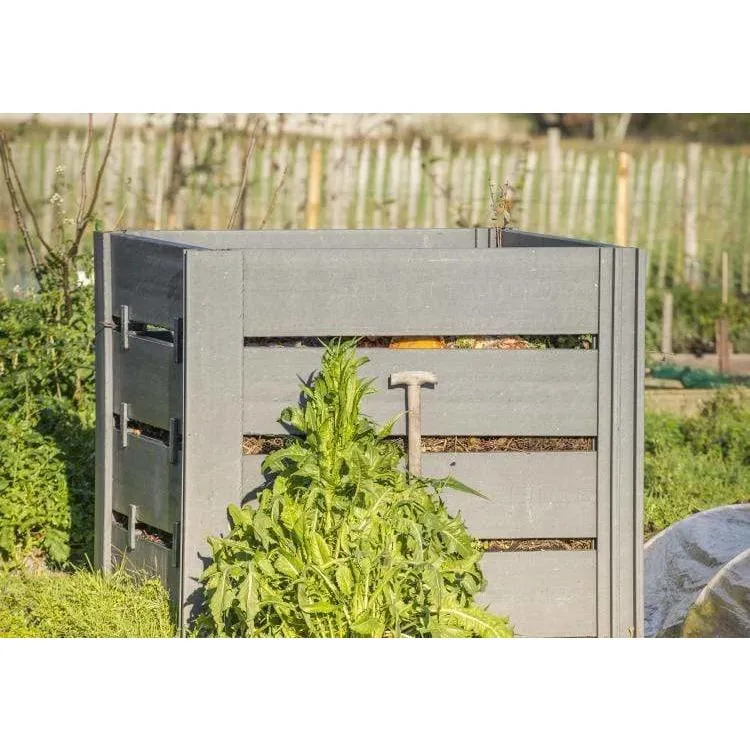 Bac à compost durable - 120CM x 100CM x 100CM - 1300L - ECOO