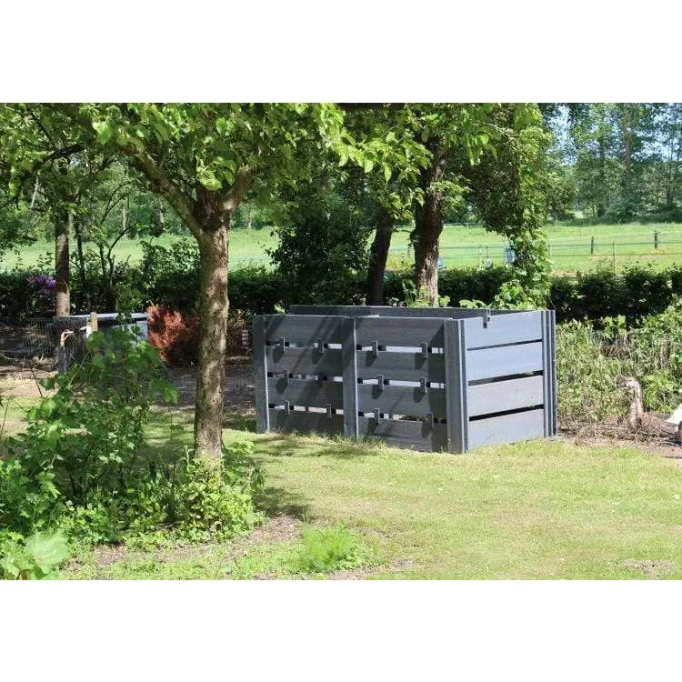 Bac à compost durable - 120CM x 100CM x 100CM - 1300L - ECOO