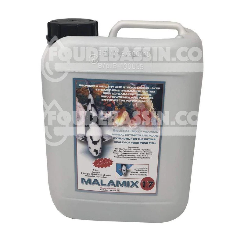 Malamix 17 2,5litres - Vitamine biologique - Protège et revitalise les poissons - Le plus vendu!