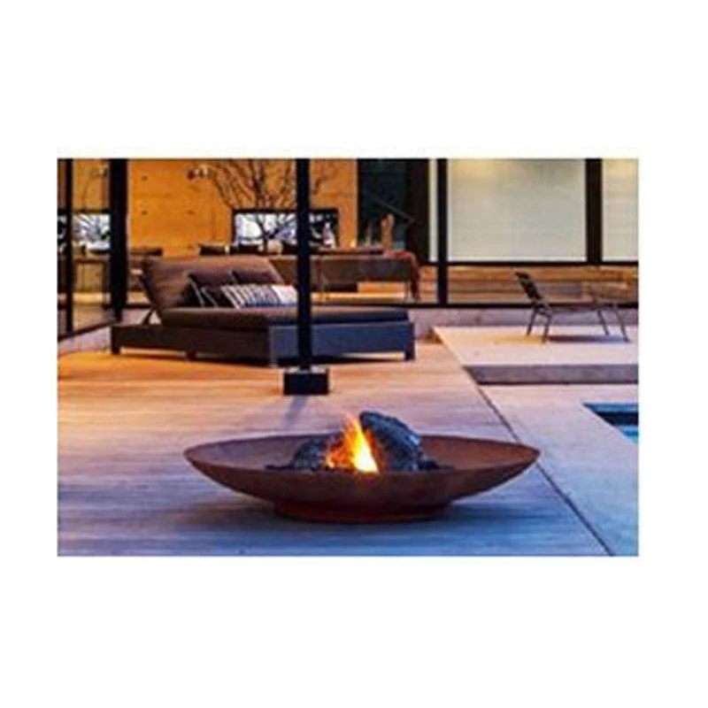 Braséro Acier Corten Rond 80CM - 800x210MM