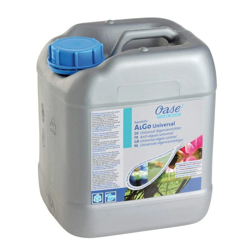 AquaActiv AlGo Universal 5litres - Elimine et prévient les algues - Oase - Remplacé par Algo Direct 5L