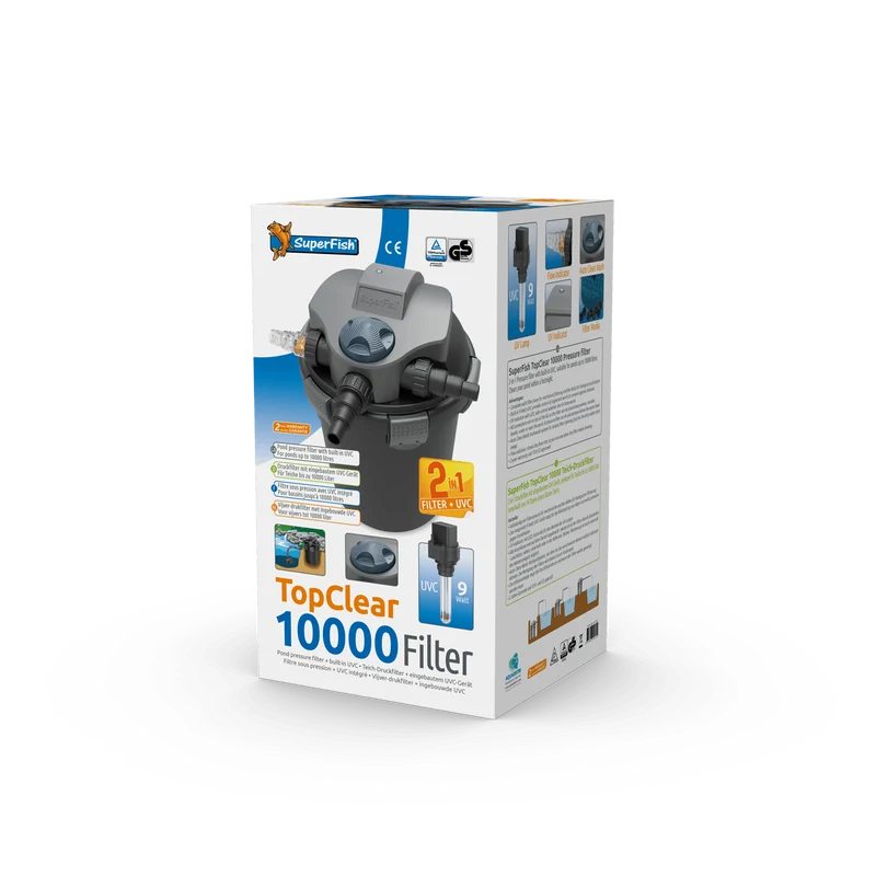 TopClear 10000 avec UV 9W - Filtre sous pression seul - Superfish