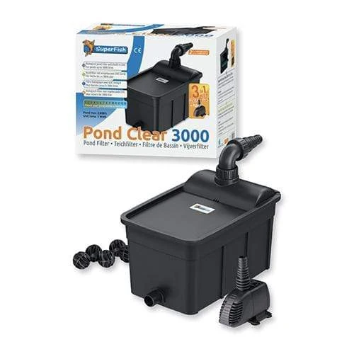 Pond Clear 3000 Kit - Kit complet gravitaire pour petit bassin - Superfish