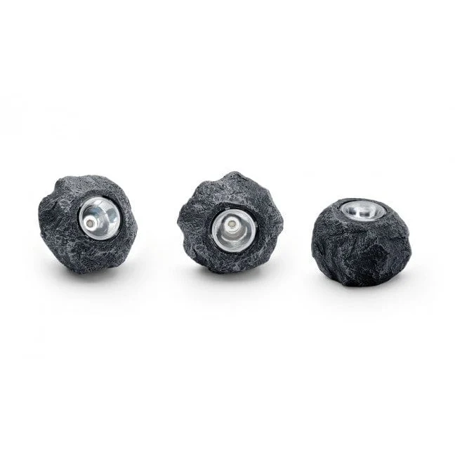 PondoStar LED Rocklight Set 3- Spots en petits rochers pour petit bassin - Pontec