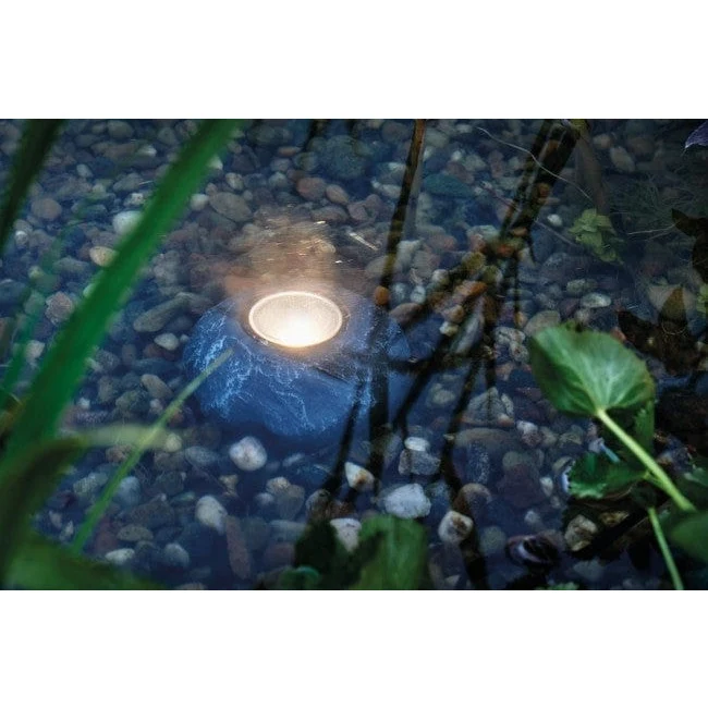 PondoStar LED Rocklight Set 3- Spots en petits rochers pour petit bassin - Pontec
