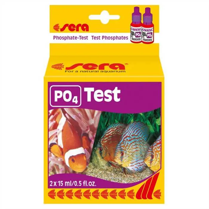 Sera Test PO4 - Phosphates - Test en gouttes