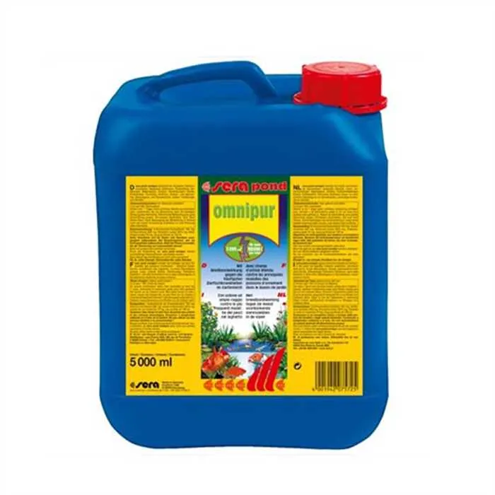 Sera Pond Omnipur A 5L pour 100m³ - Contre de nombreux parasites et bactéries