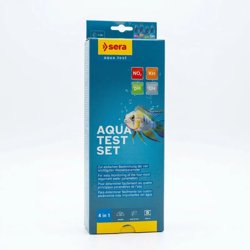 Sera Aqua-Test Set - Le kit d'analyses indispensable pour bassins et aquariums