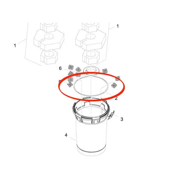 JOINT THORIQUE NBR 304 X 7 SH40 - Couvercle du Biopress