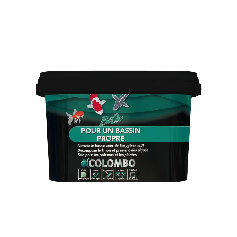 BiOx 2500 ml / 80 000 litres – Oxygène actif pour bassin – Colombo
